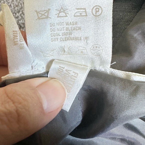 Escada Margaretha Ley Wool Blazer Gray With Shoulder Pads Size 44 ￼ - Picture 6 of 10